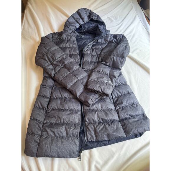 Eddie Bauer Down Parka Puffer Jacket Women's S Black Regular 100% Polyester B1 - Picture 1 of 12